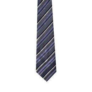 Screenplay Barcode Stripe Pattern Necktie